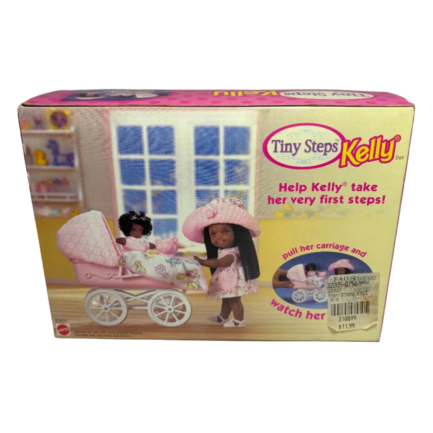 1998 Barbie Tiny Steps Kelly Doll