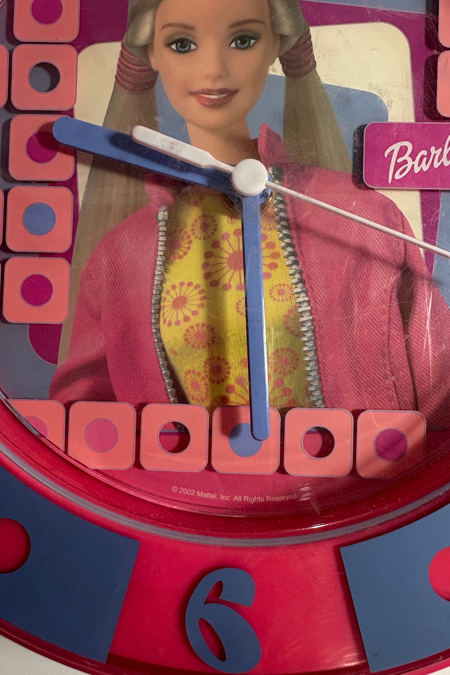 2002 Barbie Clock