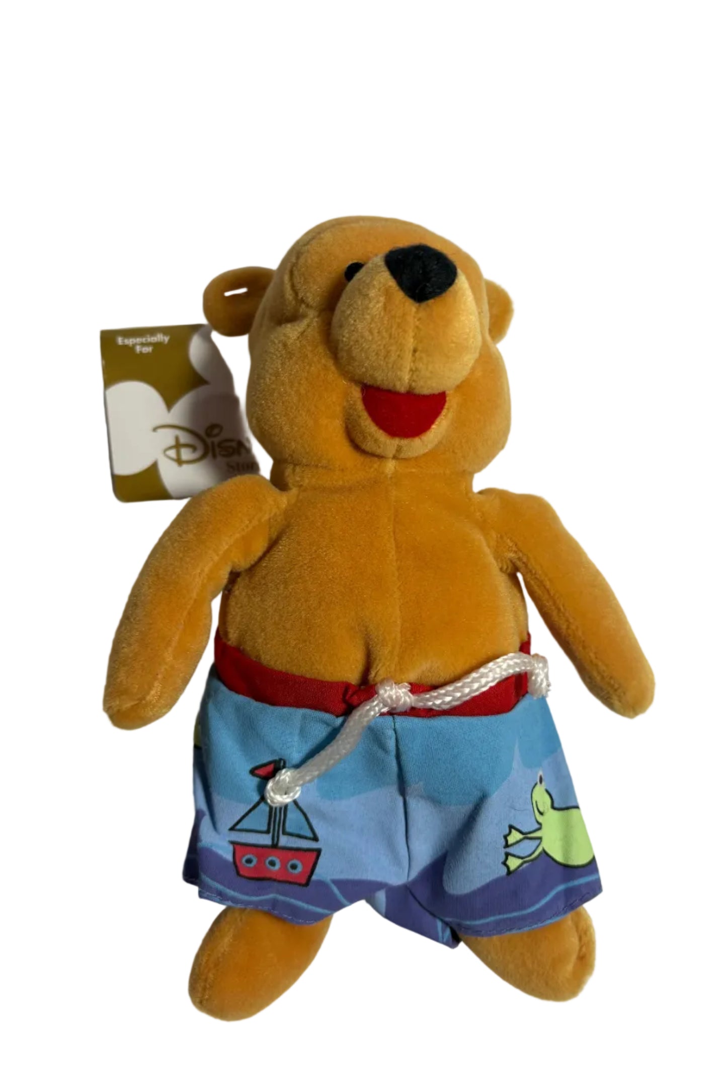 Vintage Summer Pooh Beanbag Plush