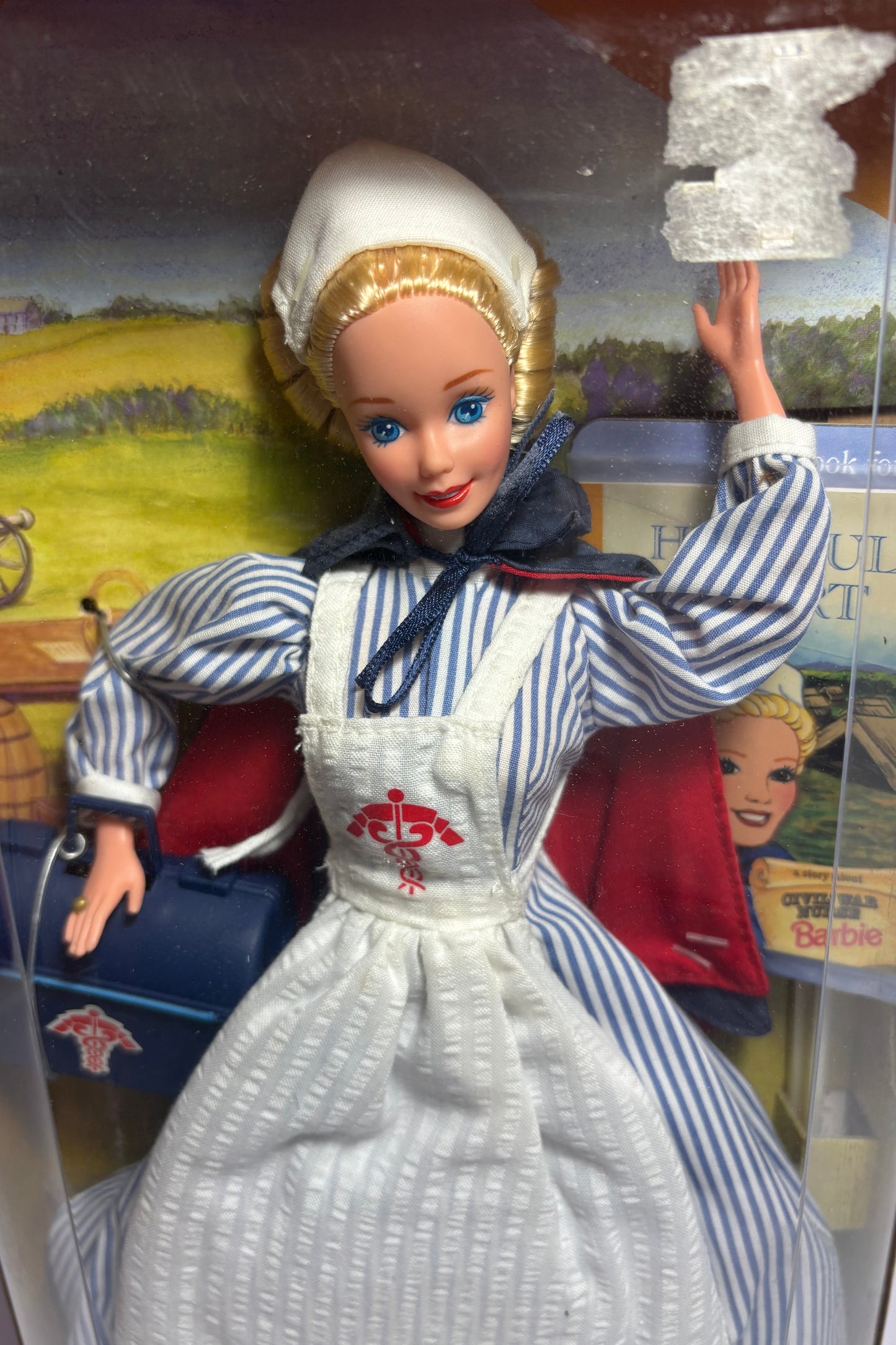 1995 American Stories Civil War Nurse Barbie