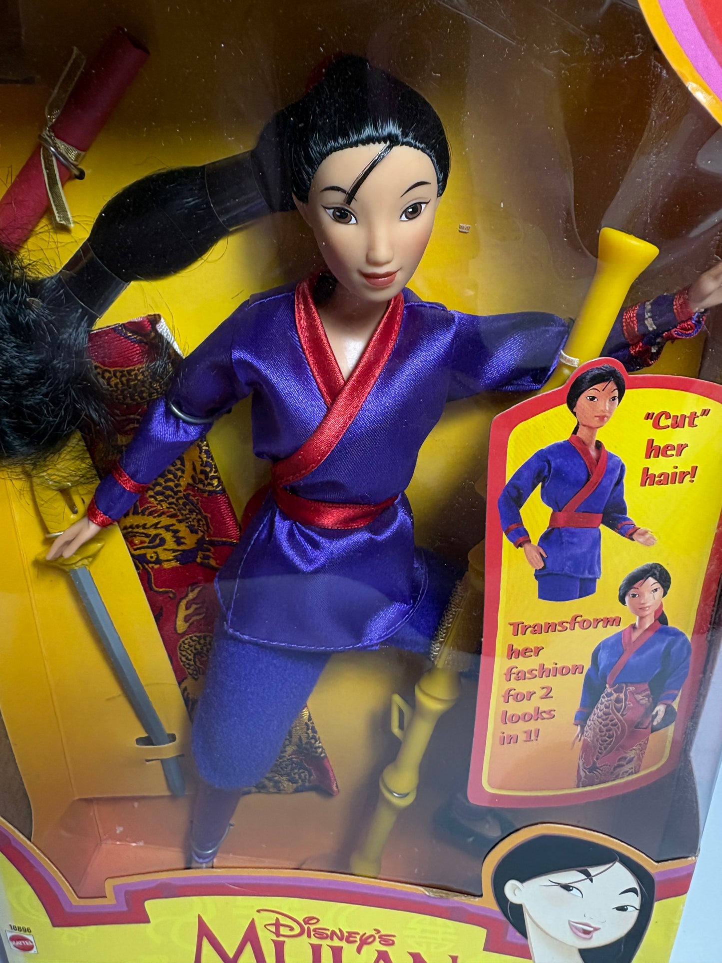 1997 Disney Secret Hero Mulan Doll