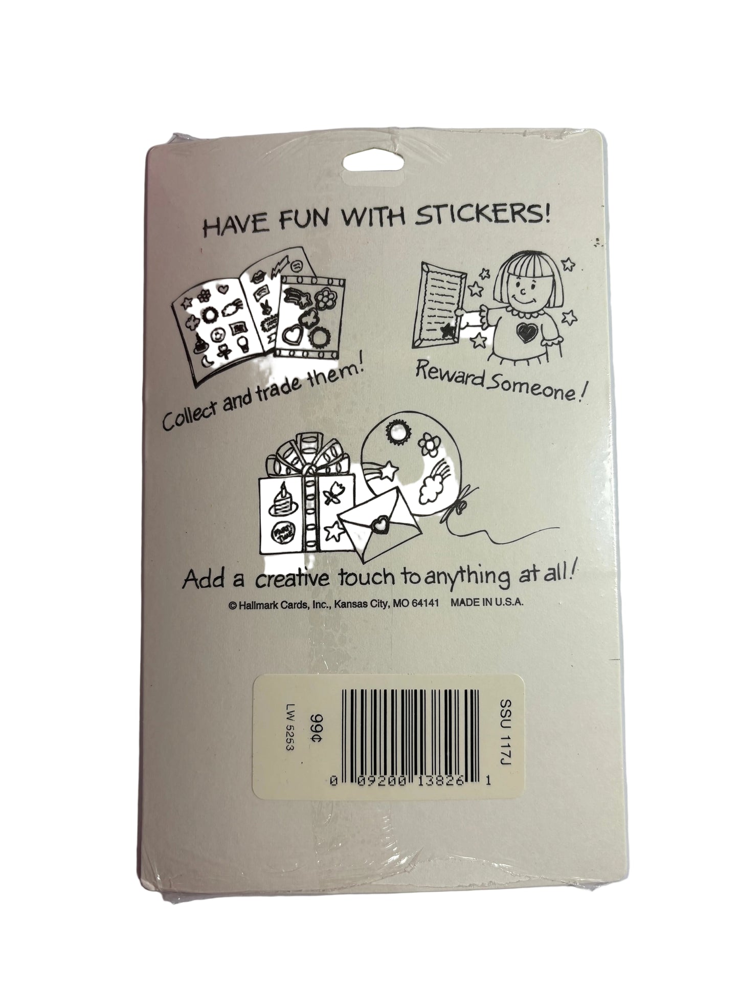 1994 Barbie Sticker Sheet