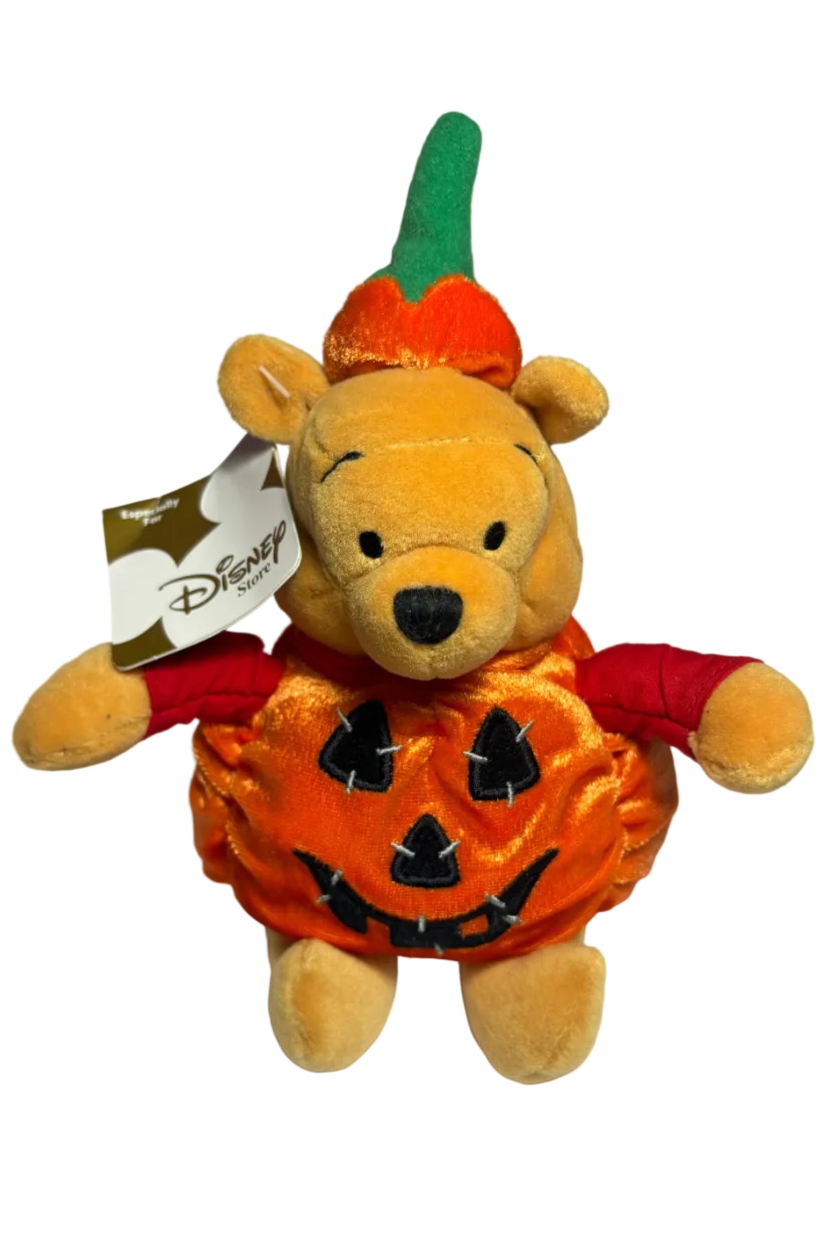 Vintage Pumpkin Pooh Beanbag Plush