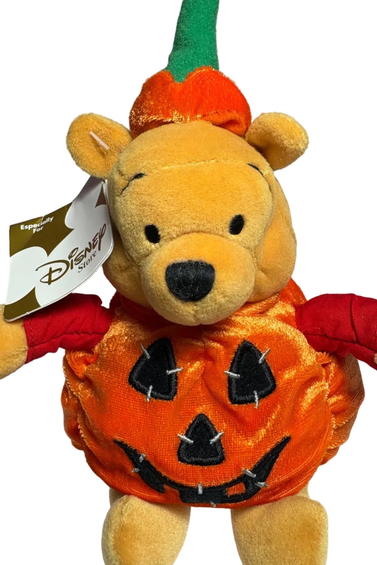 Vintage Pumpkin Pooh Beanbag Plush
