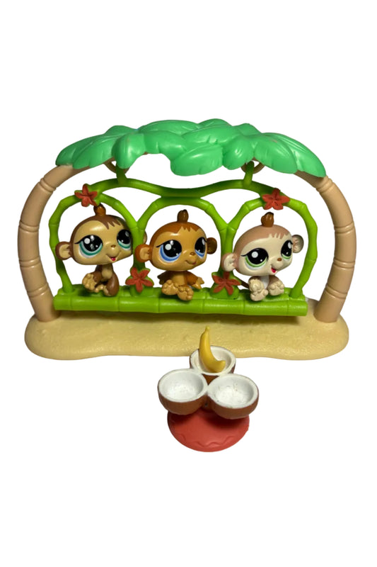 Littlest Pet Shop Petriplet Monkeys