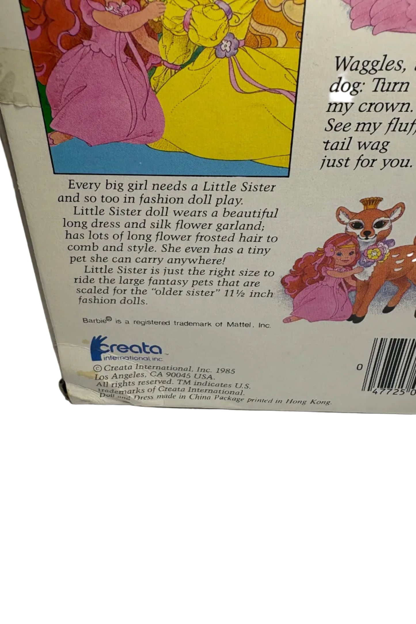Flower Princess - Little Sister And Her Forest Friends by Creata Vintage 1985