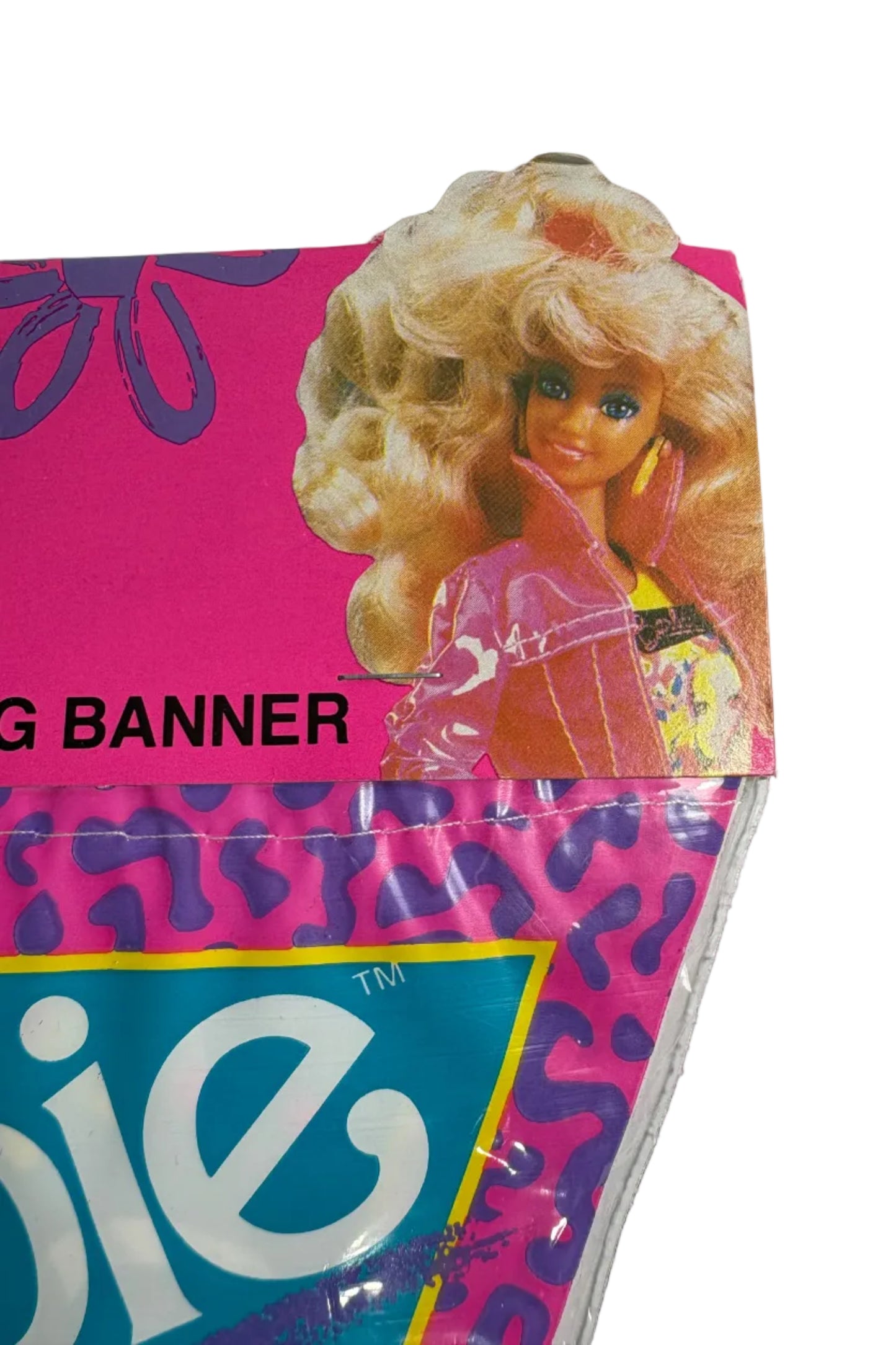 1990 Barbie Flag Banner