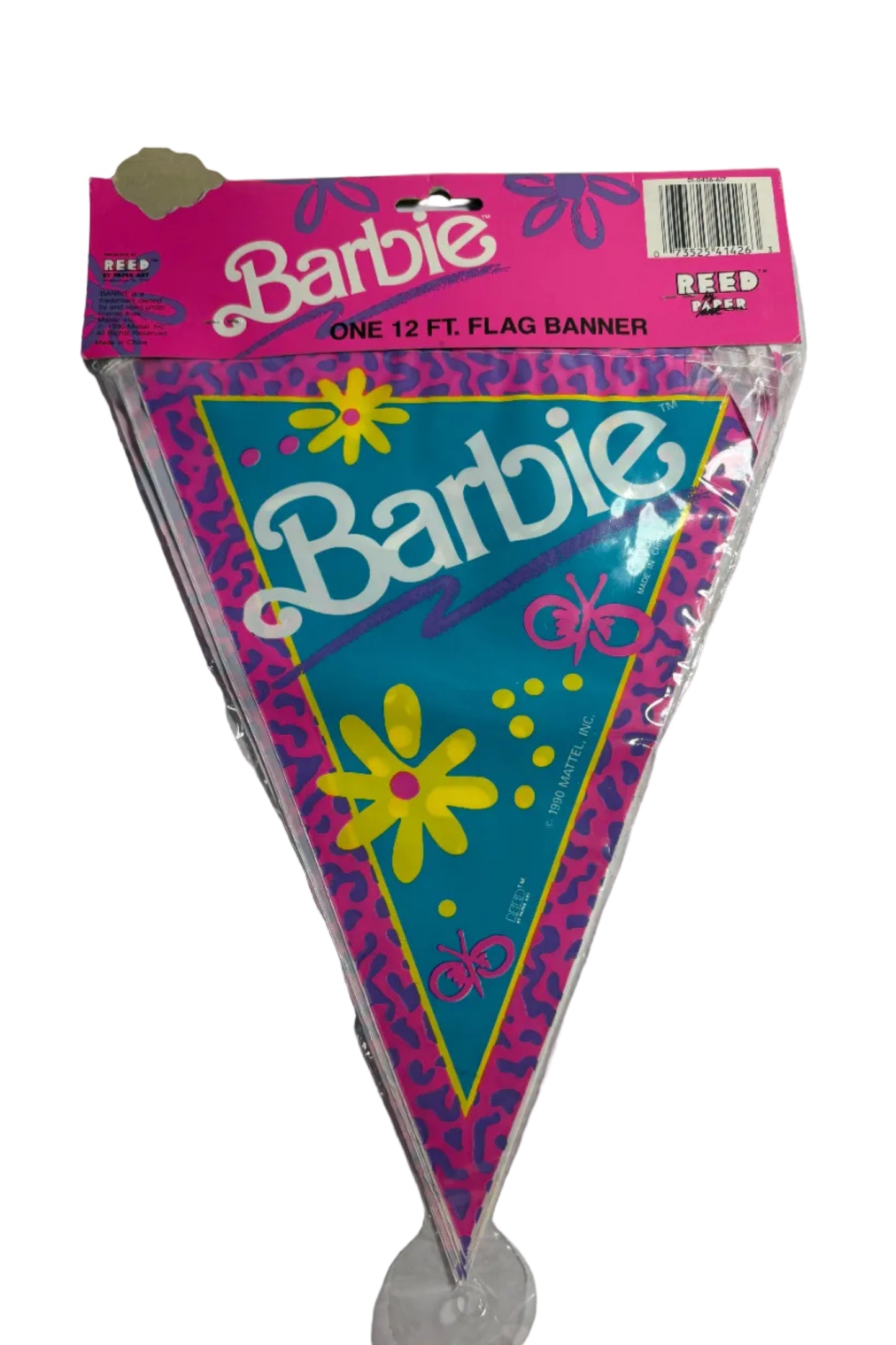 1990 Barbie Flag Banner