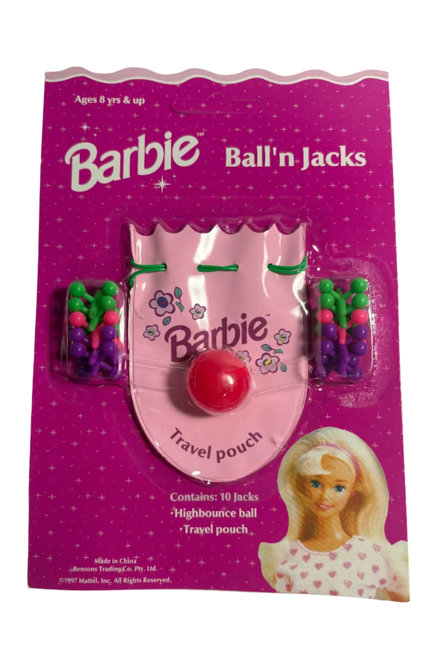 1997 Barbie Ball N Jacks Game