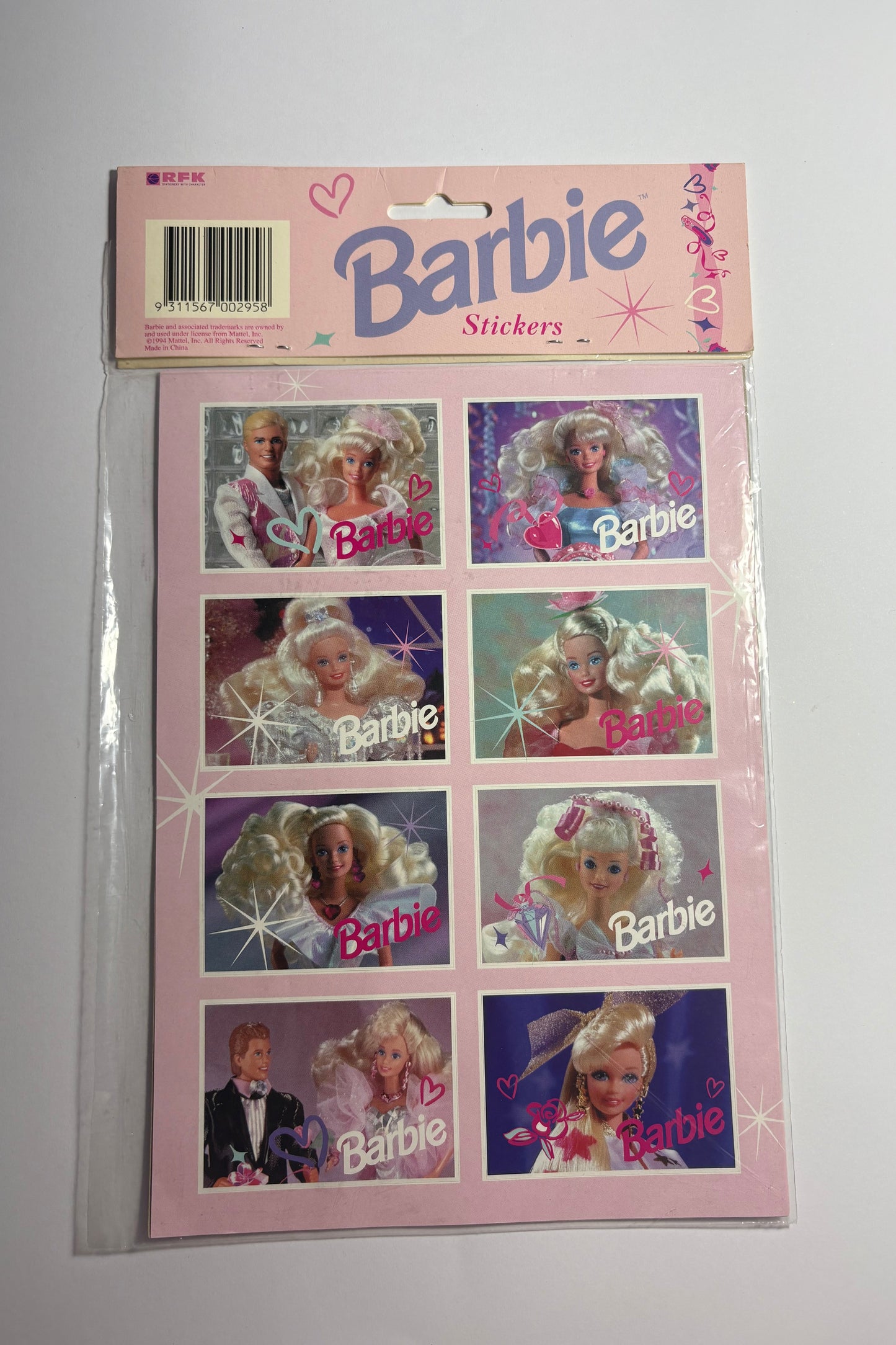 1994 Barbie Stickers