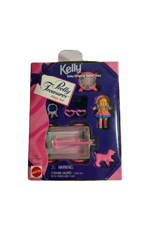 1996 Barbie Kelly Pretty Treasures Playset