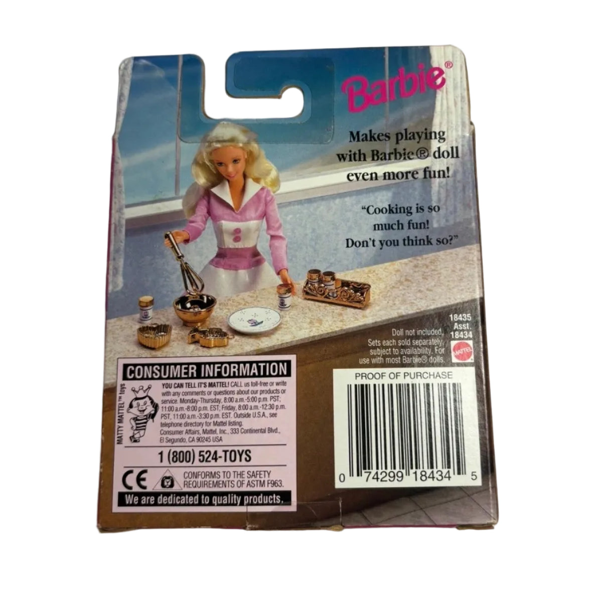 1997 Barbie Special Collection Cookware Set
