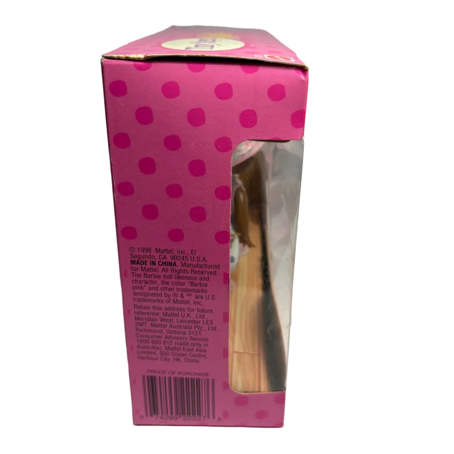 1998 Barbie Tiny Steps Kelly Doll
