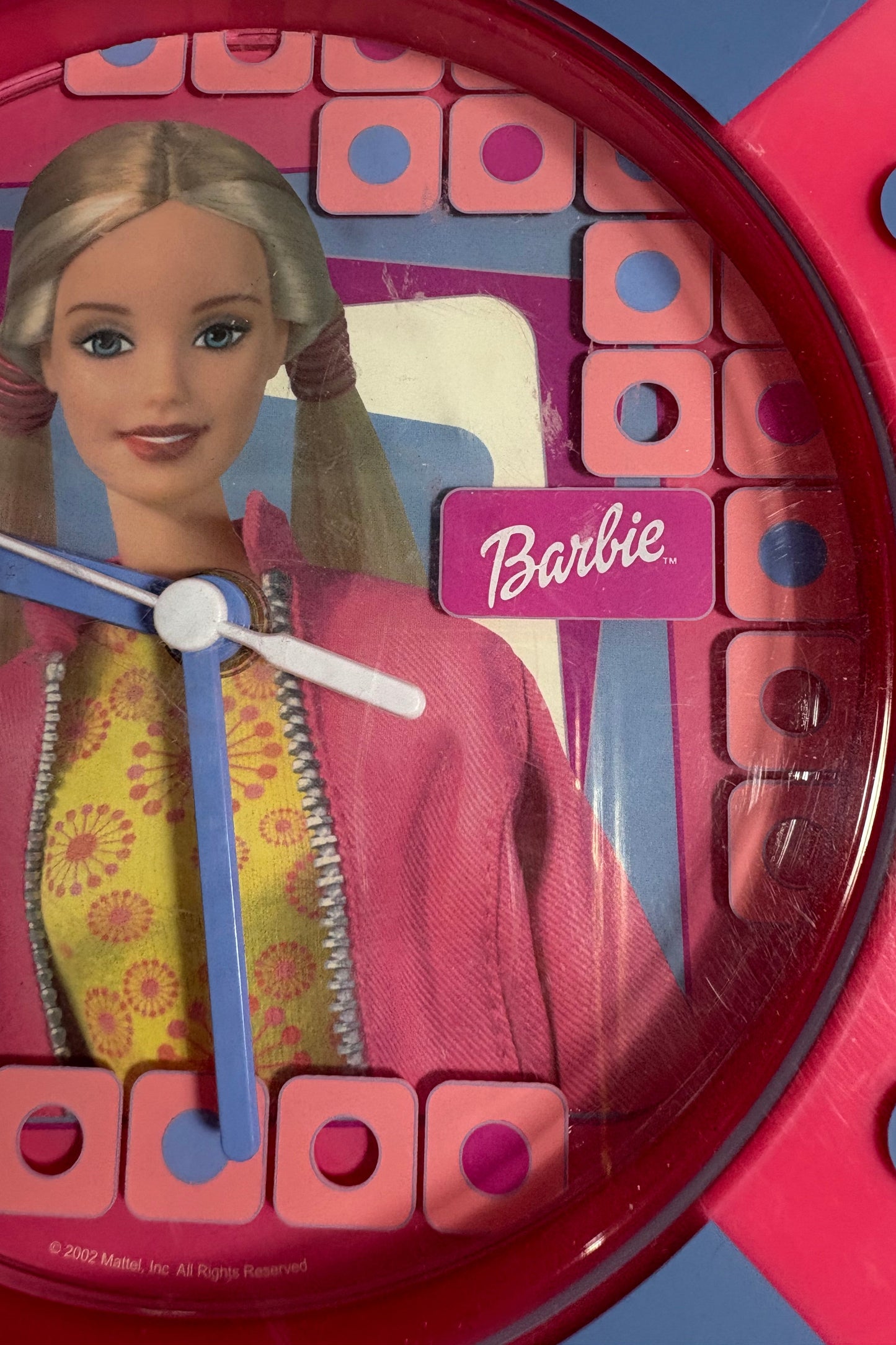 2002 Barbie Clock