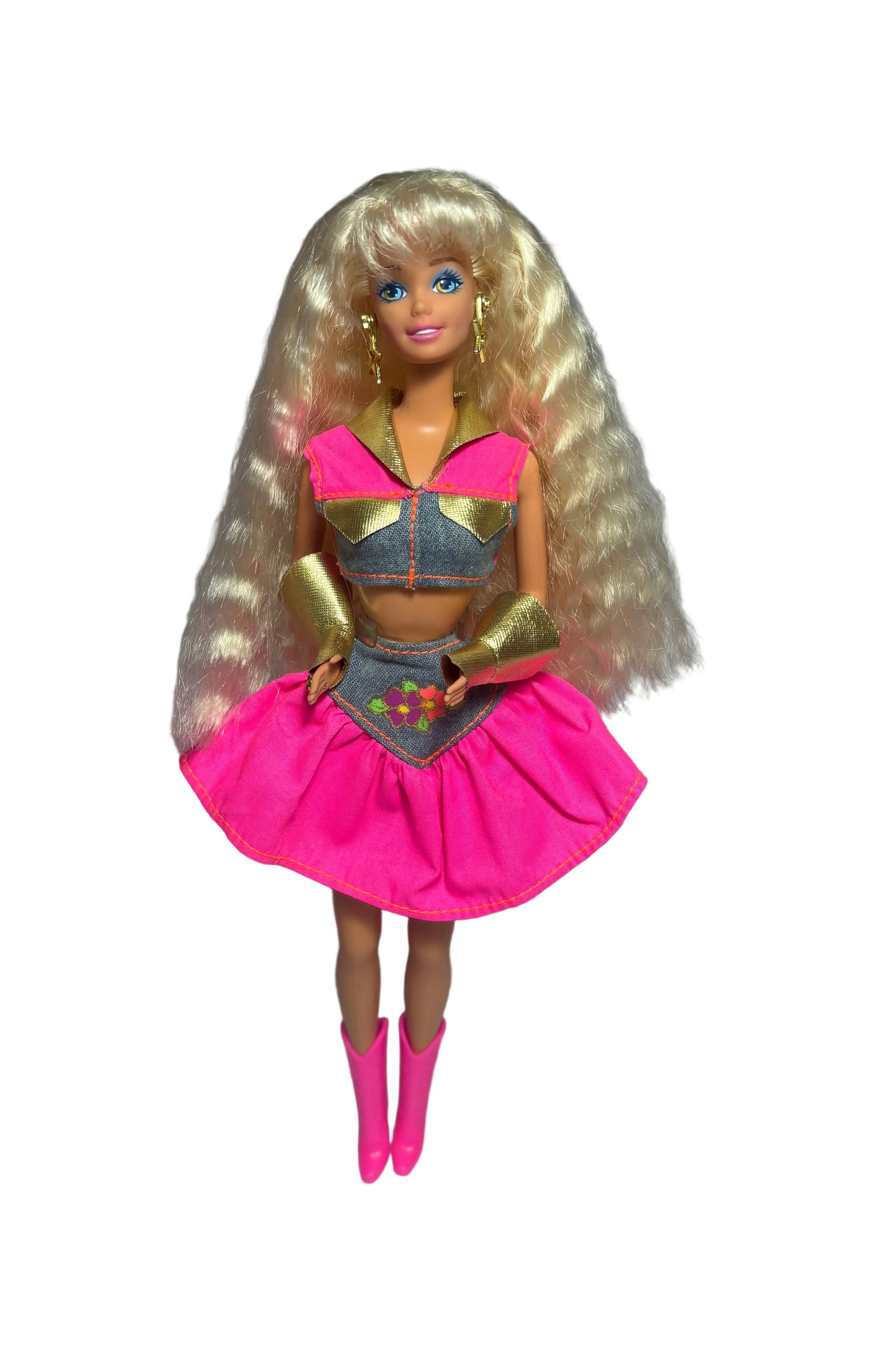 Vintage 1994 Denim N Ruffles Barbie